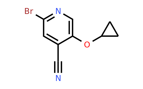 CAS 1243349-09-8 | 2-Bromo-5-cyclopropoxyisonicotinonitrile