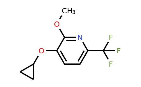 CAS 1243349-11-2 | 3-Cyclopropoxy-2-methoxy-6-(trifluoromethyl)pyridine