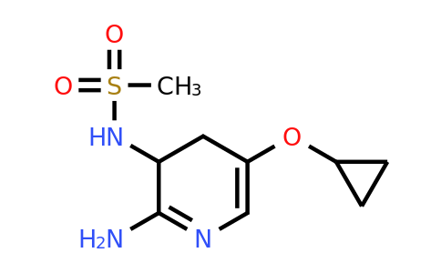 CAS 1243349-13-4 | N-(2-amino-5-cyclopropoxy-3,4-dihydropyridin-3-YL)methanesulfonamide