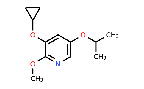 CAS 1243349-22-5 | 3-Cyclopropoxy-5-isopropoxy-2-methoxypyridine