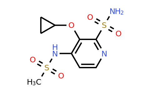 CAS 1243349-23-6 | 3-Cyclopropoxy-4-(methylsulfonamido)pyridine-2-sulfonamide