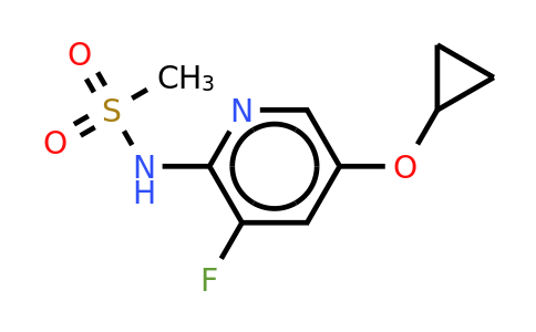 CAS 1243349-28-1 | N-(5-cyclopropoxy-3-fluoropyridin-2-YL)methanesulfonamide