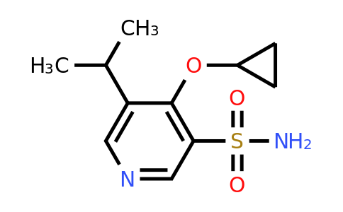 CAS 1243349-32-7 | 4-Cyclopropoxy-5-isopropylpyridine-3-sulfonamide