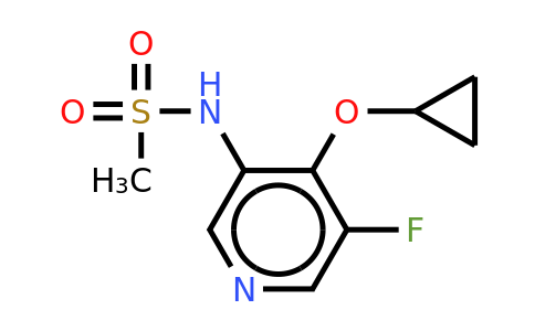 CAS 1243349-41-8 | N-(4-cyclopropoxy-5-fluoropyridin-3-YL)methanesulfonamide
