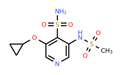 CAS 1243349-44-1 | 3-Cyclopropoxy-5-(methylsulfonamido)pyridine-4-sulfonamide