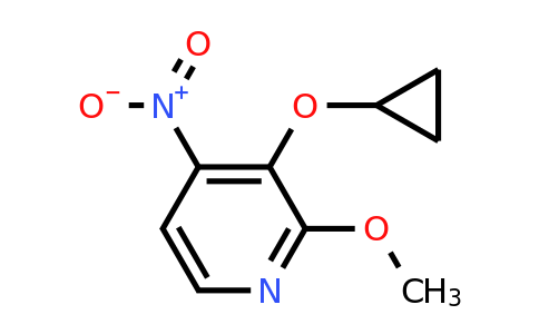 CAS 1243349-56-5 | 3-Cyclopropoxy-2-methoxy-4-nitropyridine