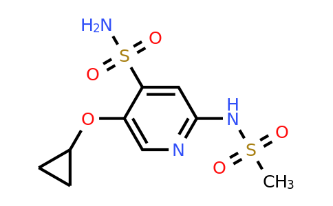 CAS 1243349-59-8 | 5-Cyclopropoxy-2-(methylsulfonamido)pyridine-4-sulfonamide