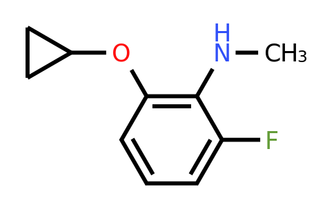 CAS 1243349-62-3 | 2-Cyclopropoxy-6-fluoro-N-methylaniline