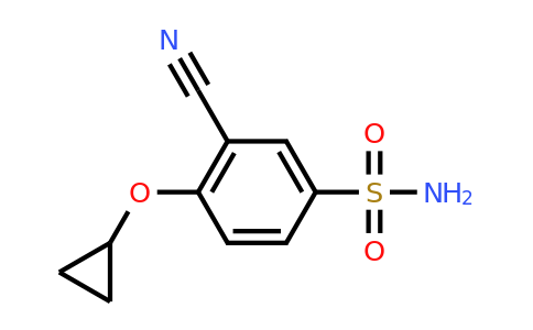 CAS 1243349-64-5 | 3-Cyano-4-cyclopropoxybenzenesulfonamide