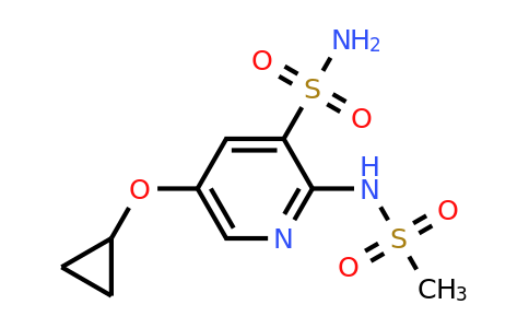 CAS 1243349-67-8 | 5-Cyclopropoxy-2-(methylsulfonamido)pyridine-3-sulfonamide