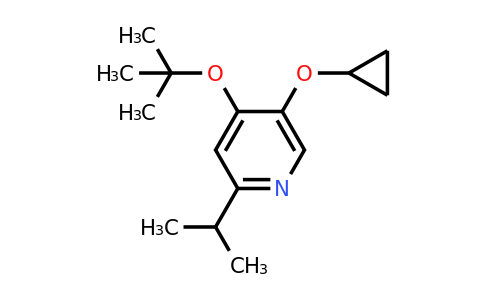 CAS 1243349-68-9 | 4-Tert-butoxy-5-cyclopropoxy-2-isopropylpyridine