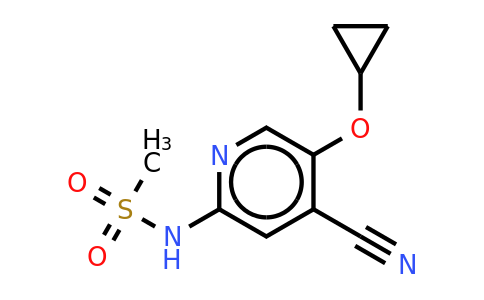 CAS 1243349-69-0 | N-(4-cyano-5-cyclopropoxypyridin-2-YL)methanesulfonamide