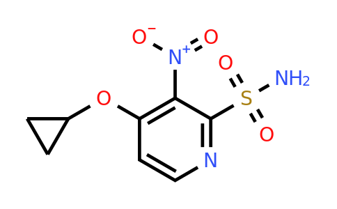 CAS 1243349-74-7 | 4-Cyclopropoxy-3-nitropyridine-2-sulfonamide