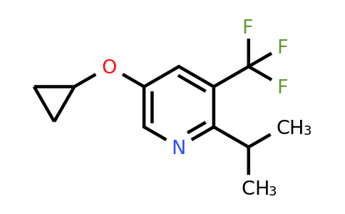 CAS 1243349-75-8 | 5-Cyclopropoxy-2-isopropyl-3-(trifluoromethyl)pyridine