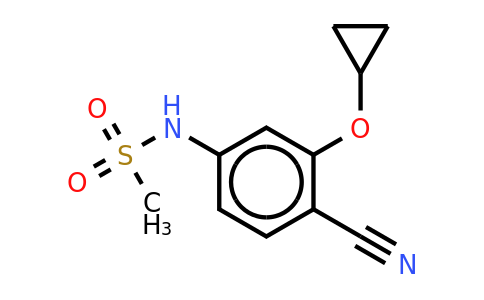 CAS 1243349-79-2 | N-(4-cyano-3-cyclopropoxyphenyl)methanesulfonamide