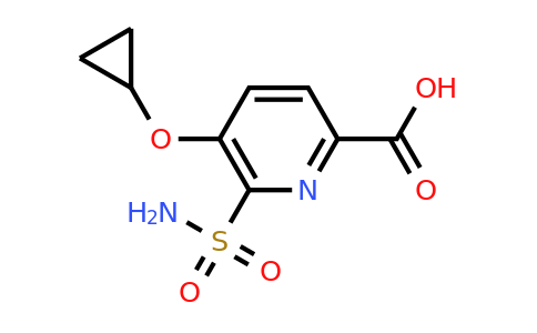 CAS 1243349-81-6 | 5-Cyclopropoxy-6-sulfamoylpicolinic acid