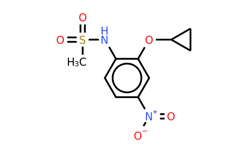 CAS 1243349-83-8 | N-(2-cyclopropoxy-4-nitrophenyl)methanesulfonamide