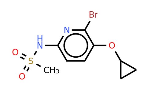 CAS 1243349-84-9 | N-(6-bromo-5-cyclopropoxypyridin-2-YL)methanesulfonamide