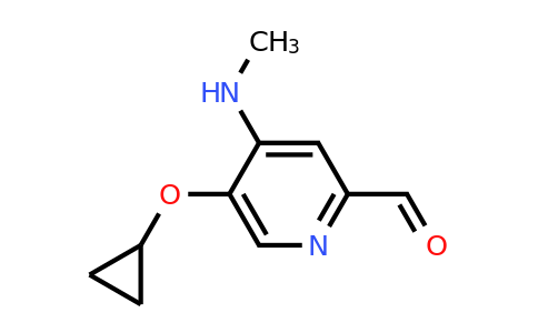 CAS 1243349-91-8 | 5-Cyclopropoxy-4-(methylamino)picolinaldehyde