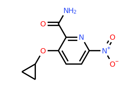 CAS 1243349-95-2 | 3-Cyclopropoxy-6-nitropicolinamide