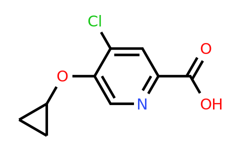 CAS 1243349-98-5 | 4-Chloro-5-cyclopropoxypicolinic acid