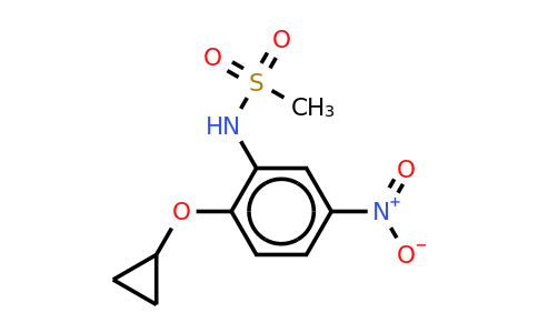 CAS 1243350-00-6 | N-(2-cyclopropoxy-5-nitrophenyl)methanesulfonamide
