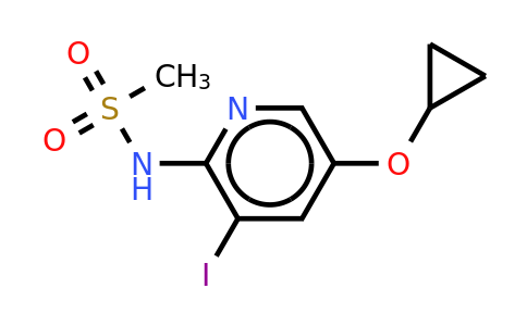 CAS 1243350-05-1 | N-(5-cyclopropoxy-3-iodopyridin-2-YL)methanesulfonamide