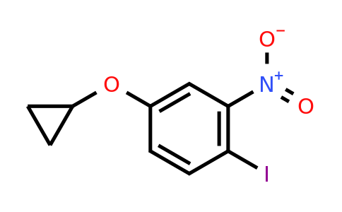 CAS 1243350-08-4 | 4-Cyclopropoxy-1-iodo-2-nitrobenzene