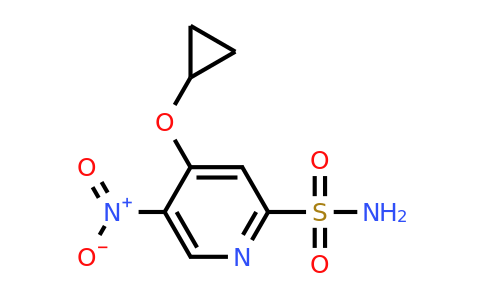 CAS 1243350-10-8 | 4-Cyclopropoxy-5-nitropyridine-2-sulfonamide