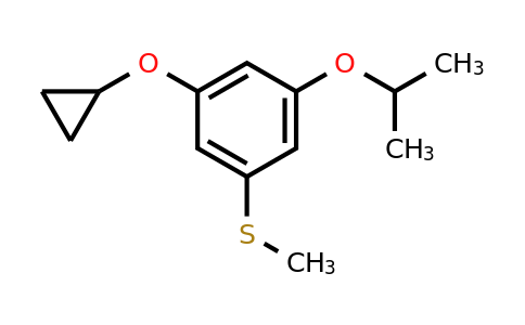 CAS 1243350-14-2 | (3-Cyclopropoxy-5-isopropoxyphenyl)(methyl)sulfane