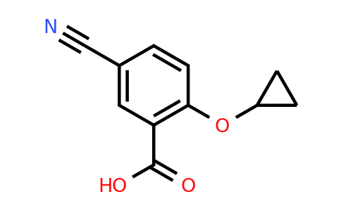 CAS 1243350-15-3 | 5-Cyano-2-cyclopropoxybenzoic acid