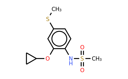 CAS 1243350-17-5 | N-(2-cyclopropoxy-4-(methylthio)phenyl)methanesulfonamide