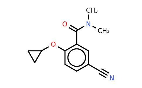 CAS 1243350-22-2 | 5-Cyano-2-cyclopropoxy-N,n-dimethylbenzamide
