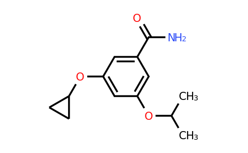 CAS 1243350-23-3 | 3-Cyclopropoxy-5-isopropoxybenzamide