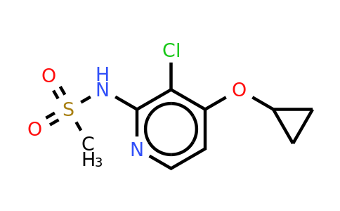 CAS 1243350-28-8 | N-(3-chloro-4-cyclopropoxypyridin-2-YL)methanesulfonamide