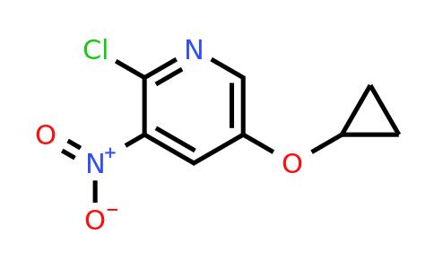CAS 1243350-30-2 | 2-Chloro-5-cyclopropoxy-3-nitropyridine