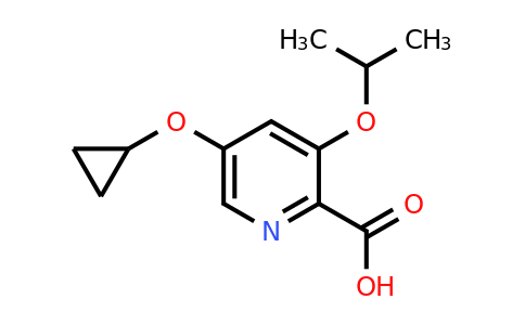 CAS 1243350-31-3 | 5-Cyclopropoxy-3-isopropoxypicolinic acid