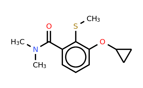 CAS 1243350-35-7 | 3-Cyclopropoxy-N,n-dimethyl-2-(methylthio)benzamide