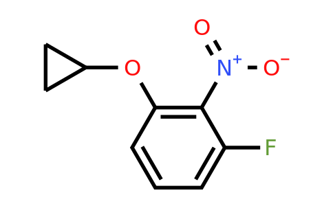 CAS 1243350-36-8 | 1-Cyclopropoxy-3-fluoro-2-nitrobenzene
