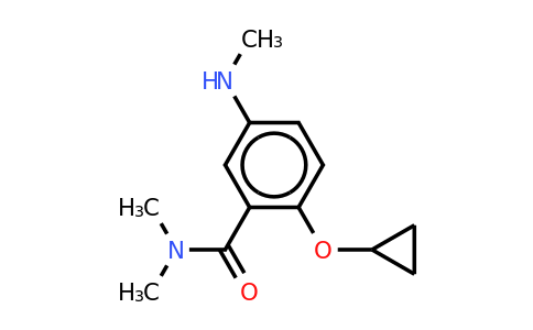 CAS 1243350-37-9 | 2-Cyclopropoxy-N,n-dimethyl-5-(methylamino)benzamide
