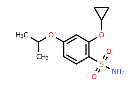 CAS 1243350-38-0 | 2-Cyclopropoxy-4-isopropoxybenzenesulfonamide