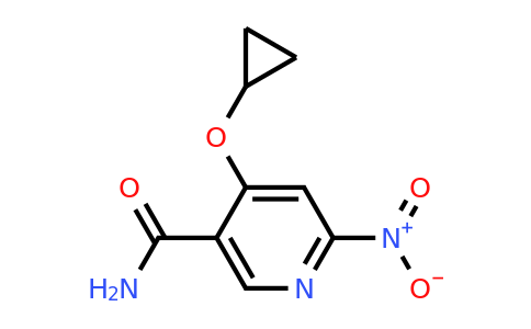 CAS 1243350-40-4 | 4-Cyclopropoxy-6-nitronicotinamide