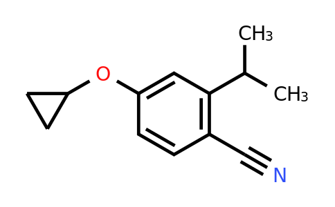 CAS 1243350-46-0 | 4-Cyclopropoxy-2-isopropylbenzonitrile