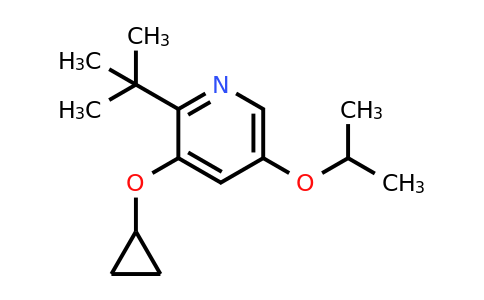 CAS 1243350-53-9 | 2-Tert-butyl-3-cyclopropoxy-5-isopropoxypyridine