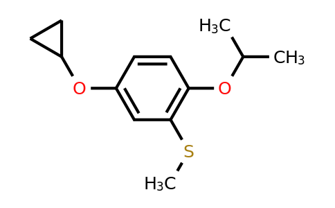 CAS 1243350-54-0 | (5-Cyclopropoxy-2-isopropoxyphenyl)(methyl)sulfane