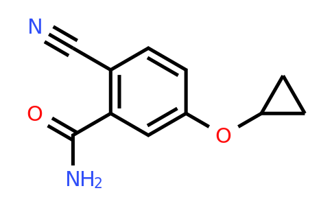 CAS 1243350-59-5 | 2-Cyano-5-cyclopropoxybenzamide