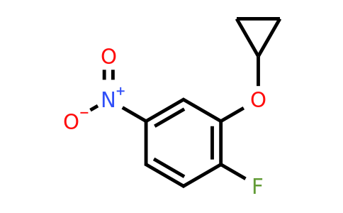 CAS 1243350-62-0 | 2-Cyclopropoxy-1-fluoro-4-nitrobenzene