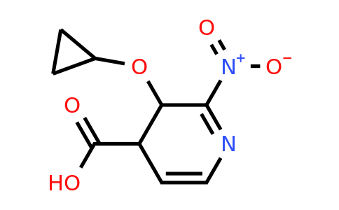 CAS 1243350-73-3 | 3-Cyclopropoxy-2-nitro-3,4-dihydropyridine-4-carboxylic acid