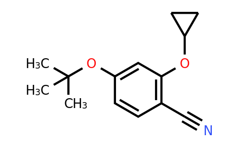 CAS 1243350-94-8 | 4-Tert-butoxy-2-cyclopropoxybenzonitrile