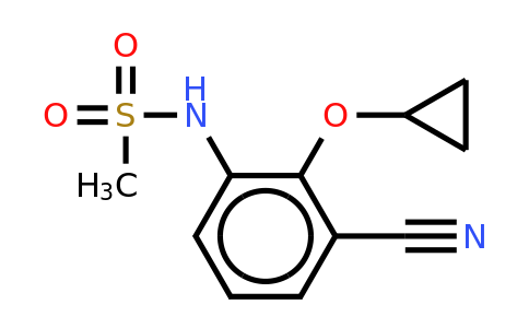 CAS 1243351-67-8 | N-(3-cyano-2-cyclopropoxyphenyl)methanesulfonamide